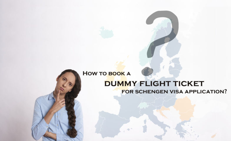 How to book a dummy flight ticket for schengen visa application