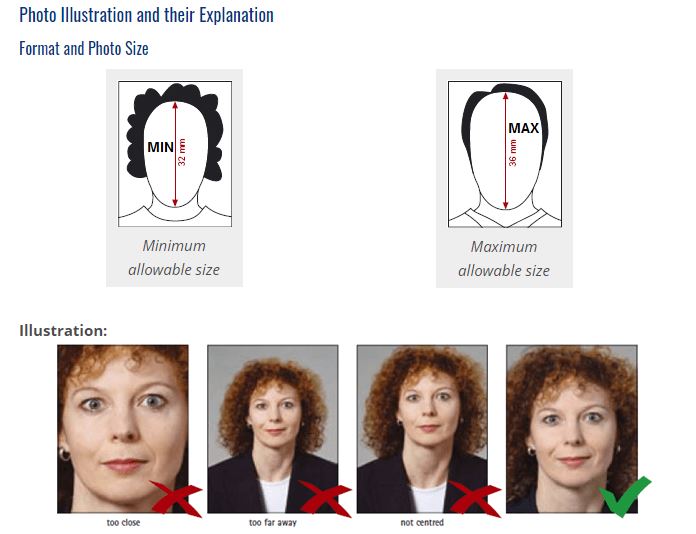 Photo Size for Schengen Visa