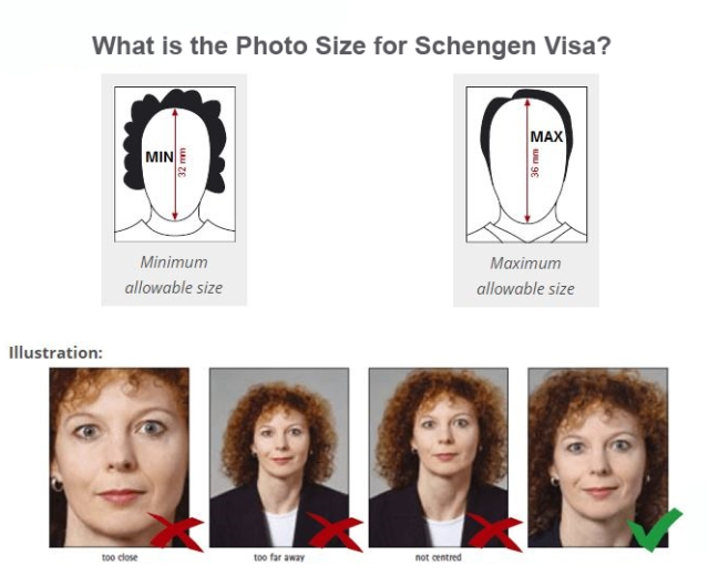 What is the Photo Size for Schengen Visa?