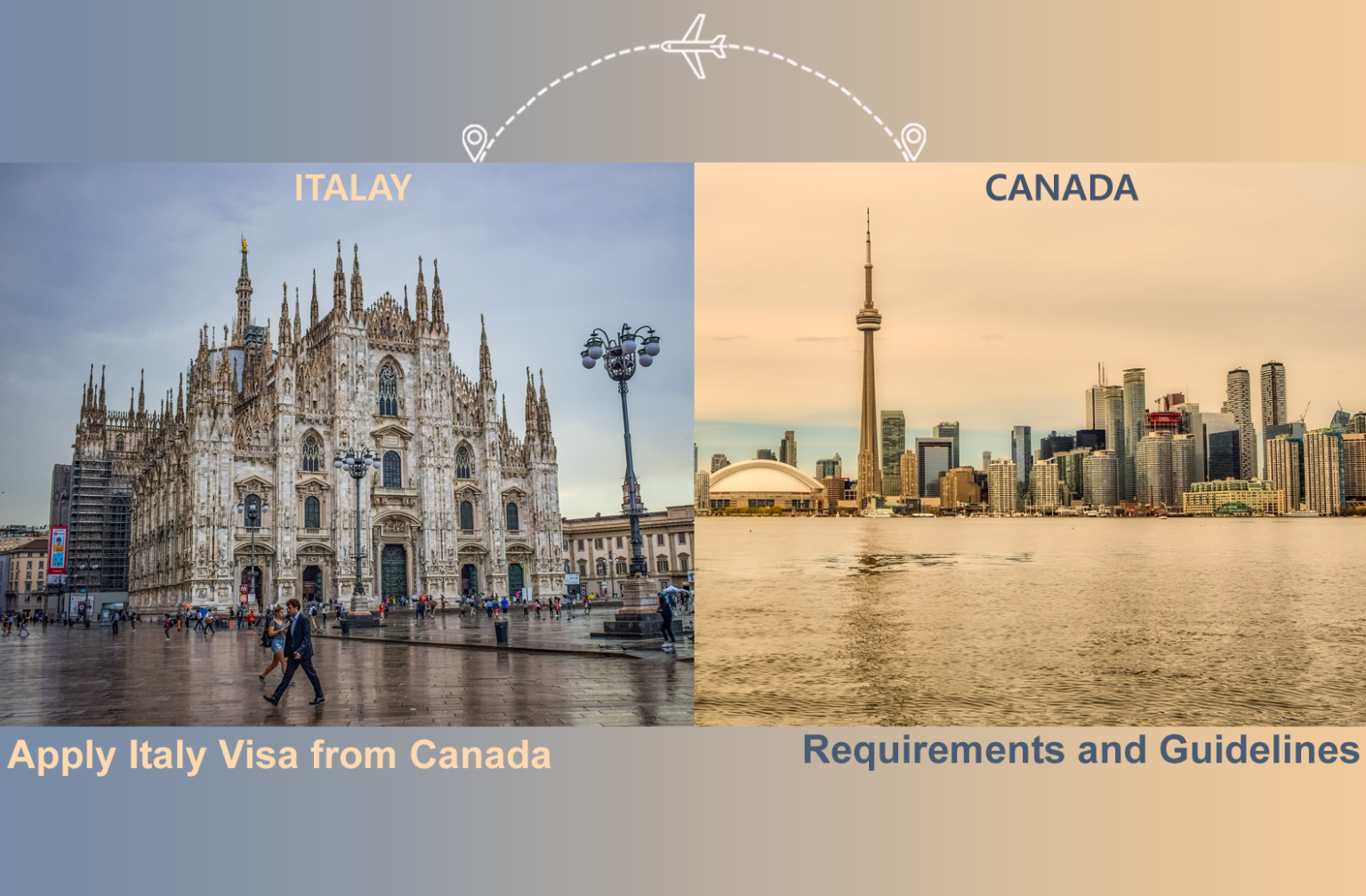travel to italy from canada