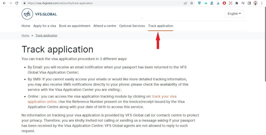 process of Applying France Visa from India 5