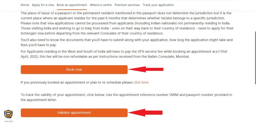 Apply Germany Visa from India Step 6