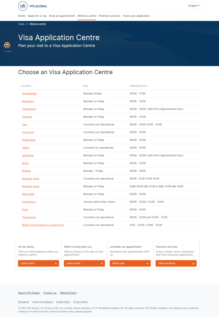 Apply Germany Visa from India Step 7