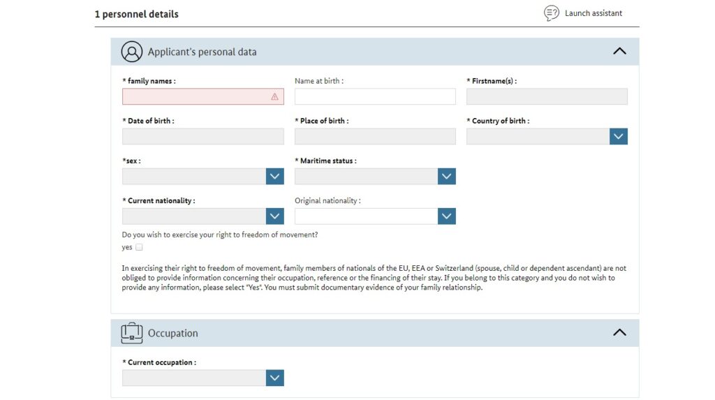 apply for German Visa from Washington DC screenshot 6 2