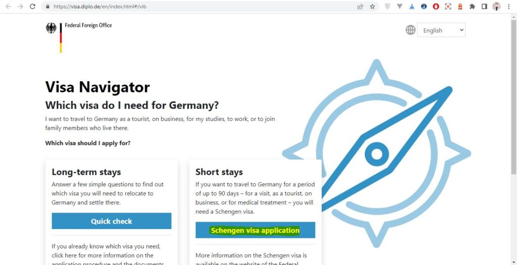 How to apply Germany Visa from Atlanta Screenshot 5