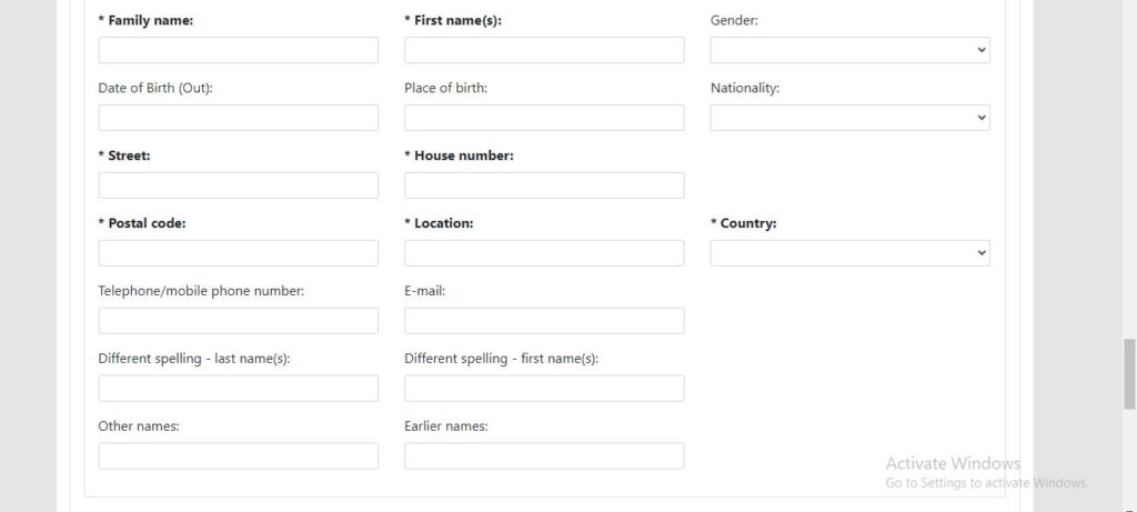 How to apply for Germany Visa from Boston Screenshot 6g