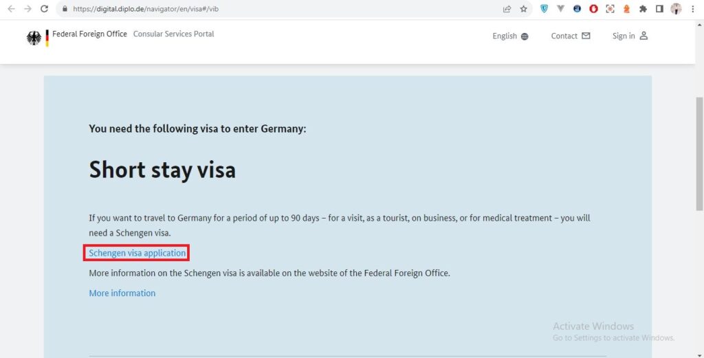 German Visa from Miami Screenshot-7