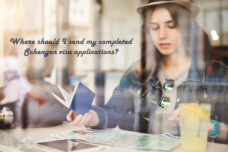 Where should I send my completed Schengen visa applications?